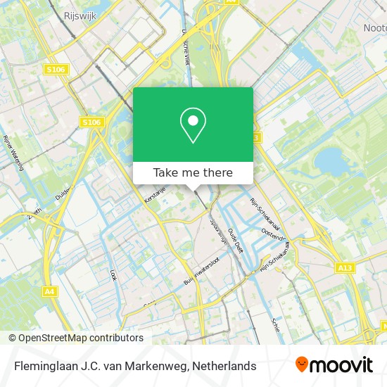 Fleminglaan J.C. van Markenweg map