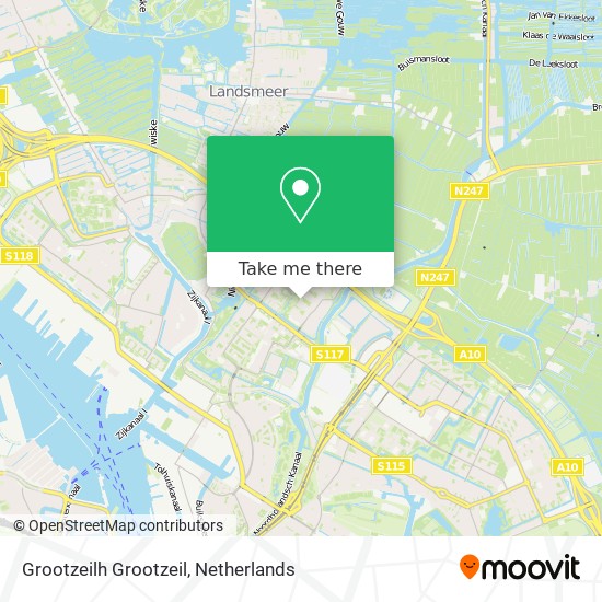 Grootzeilh Grootzeil map