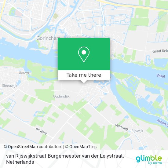 van Rijswijkstraat Burgemeester van der Lelystraat map