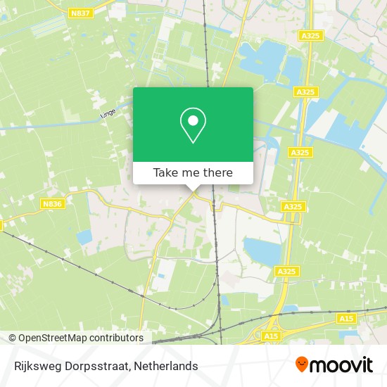 Rijksweg Dorpsstraat Karte