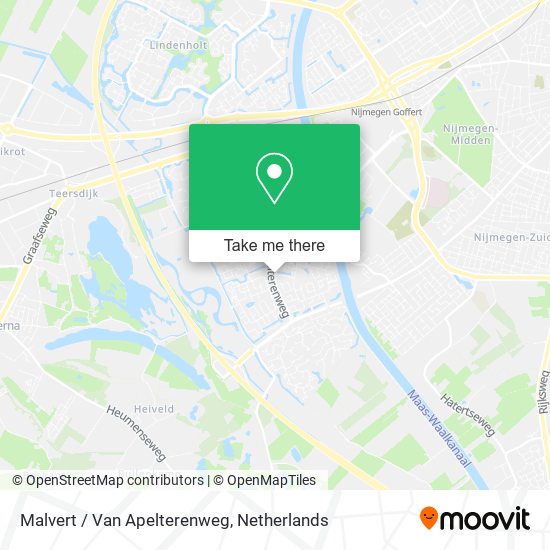 Malvert / Van Apelterenweg map