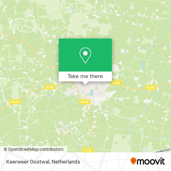 Keerweer Oostwal map