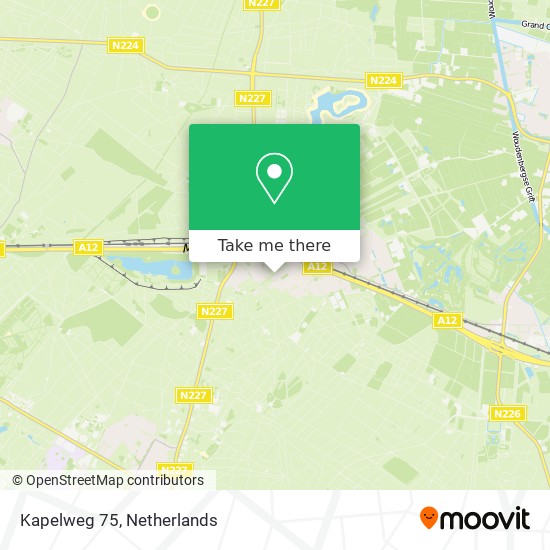 Kapelweg 75 map