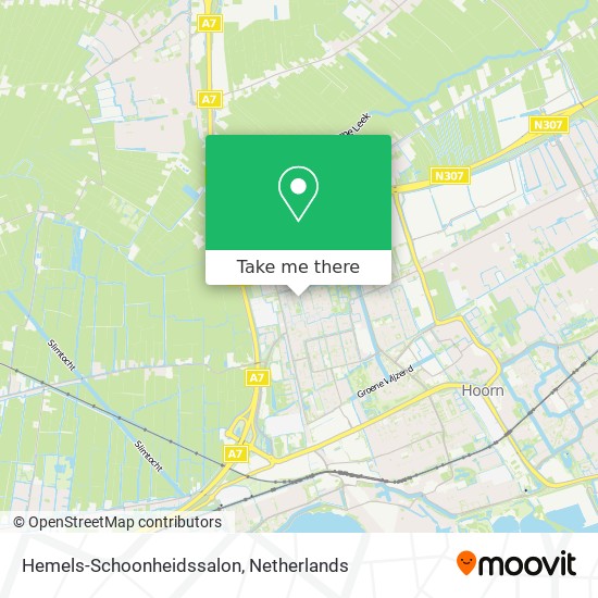 Hemels-Schoonheidssalon map