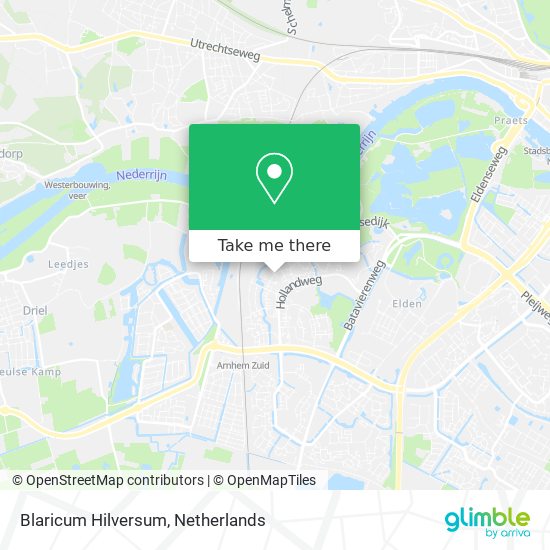 Blaricum Hilversum map