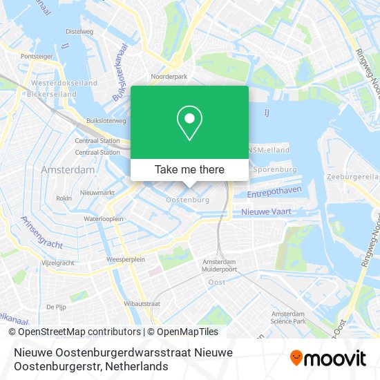Nieuwe Oostenburgerdwarsstraat Nieuwe Oostenburgerstr map