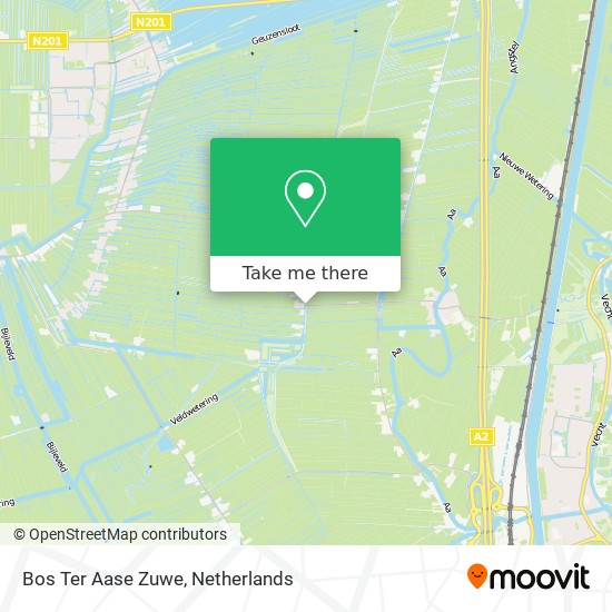 Bos Ter Aase Zuwe map