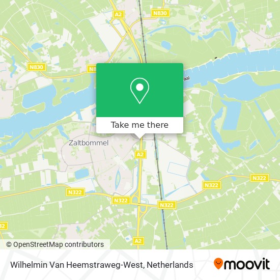 Wilhelmin Van Heemstraweg-West Karte