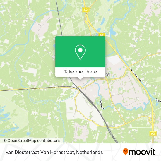 van Dieststraat Van Hornstraat map