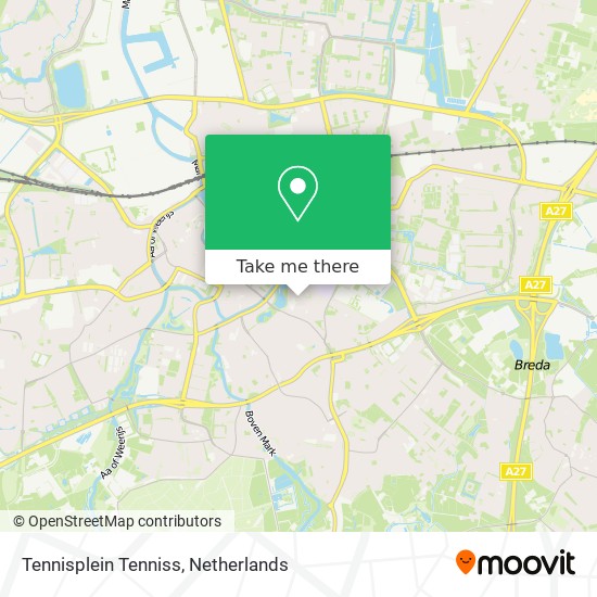 Tennisplein Tenniss map