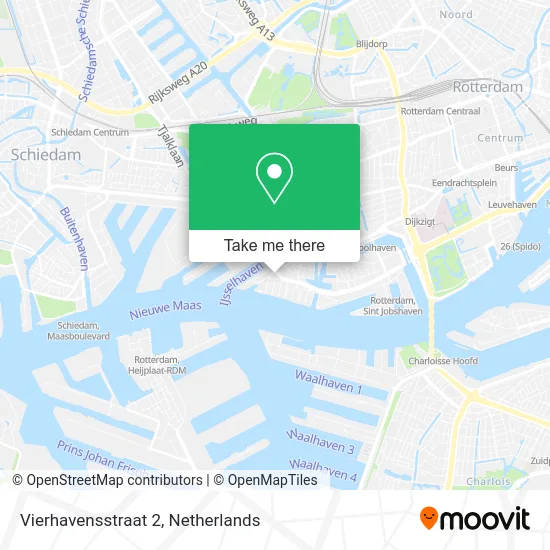 Vierhavensstraat 2 Karte