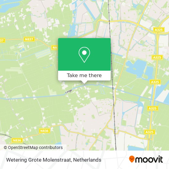 Wetering Grote Molenstraat map