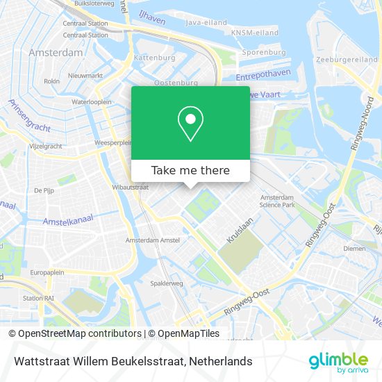 Wattstraat Willem Beukelsstraat Karte