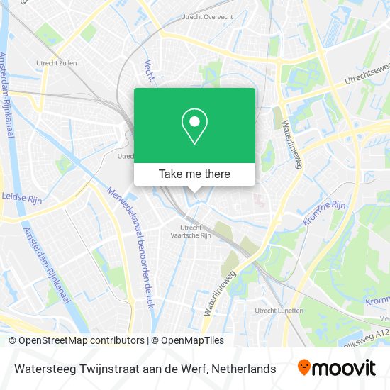 Watersteeg Twijnstraat aan de Werf map