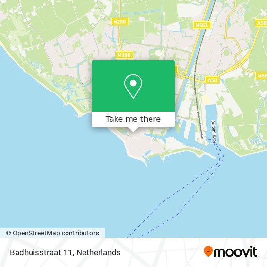 Badhuisstraat 11 map