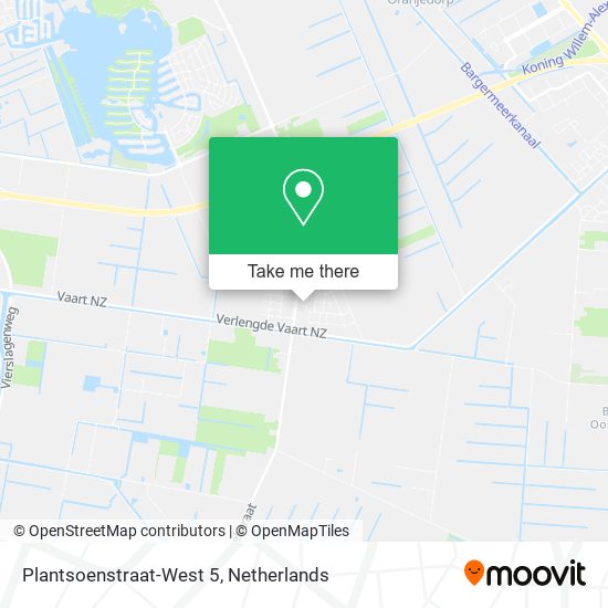 Plantsoenstraat-West 5 map