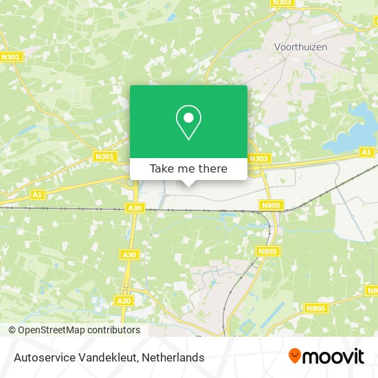 Autoservice Vandekleut map