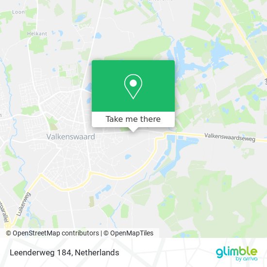 Leenderweg 184 map