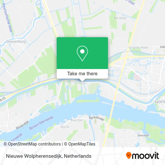 Nieuwe Wolpherensedijk map