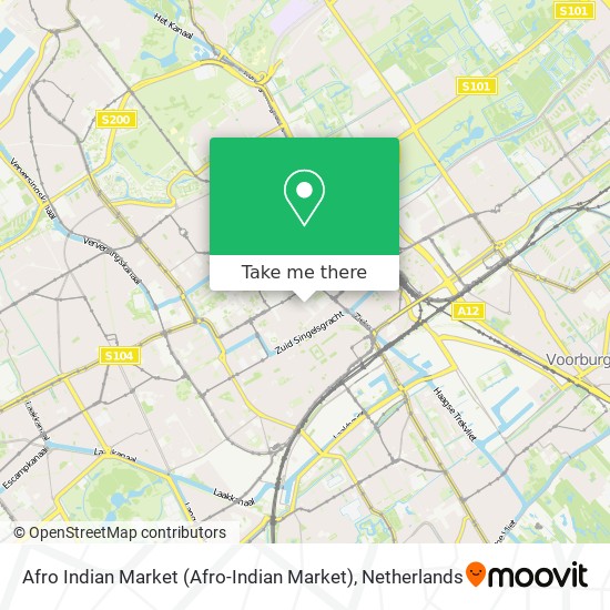 Afro Indian Market map