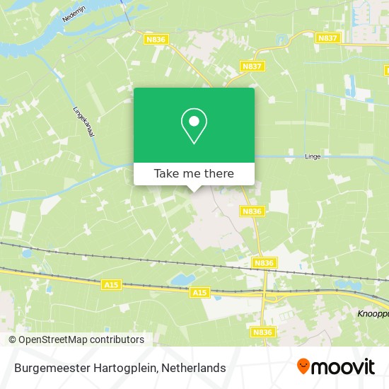 Burgemeester Hartogplein map