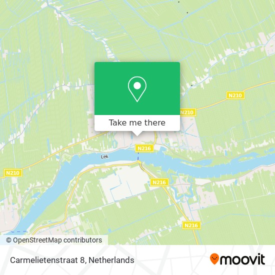 Carmelietenstraat 8 map