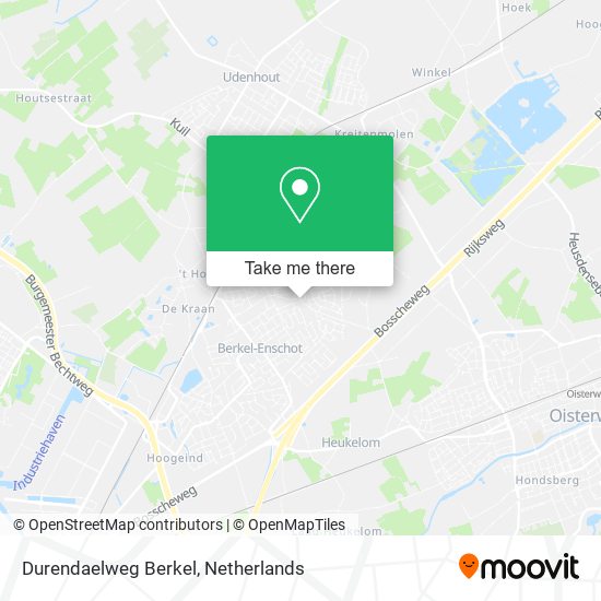 Durendaelweg Berkel map