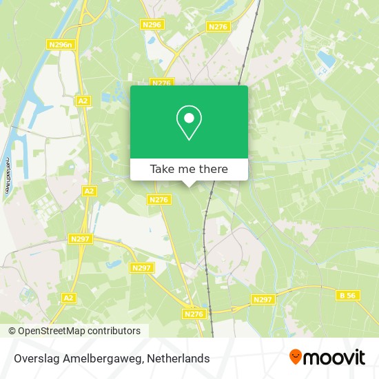 Overslag Amelbergaweg Karte