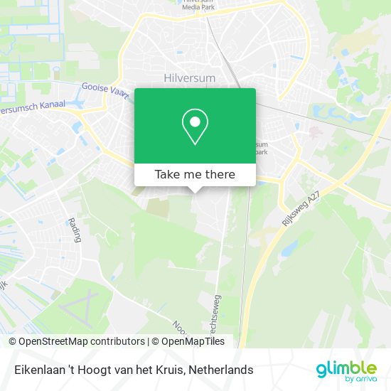 Eikenlaan 't Hoogt van het Kruis map