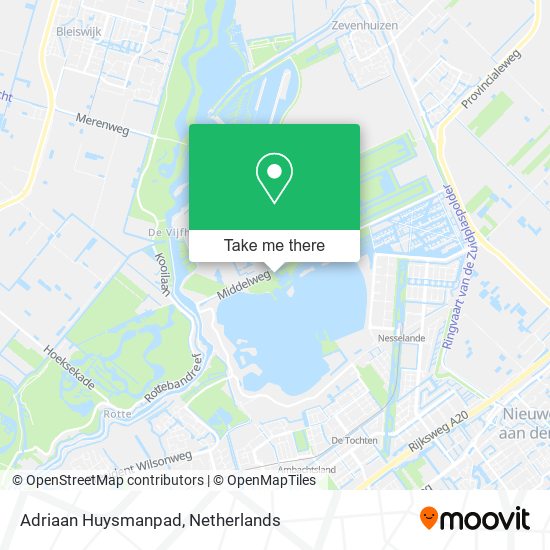 Adriaan Huysmanpad map