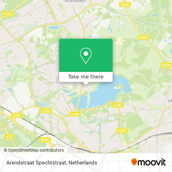 Arendstraat Spechtstraat Karte