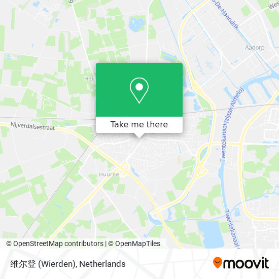 维尔登 (Wierden) Karte