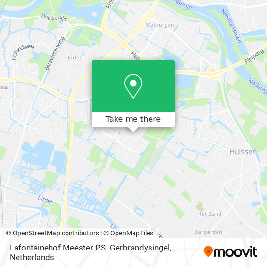 Lafontainehof Meester P.S. Gerbrandysingel map