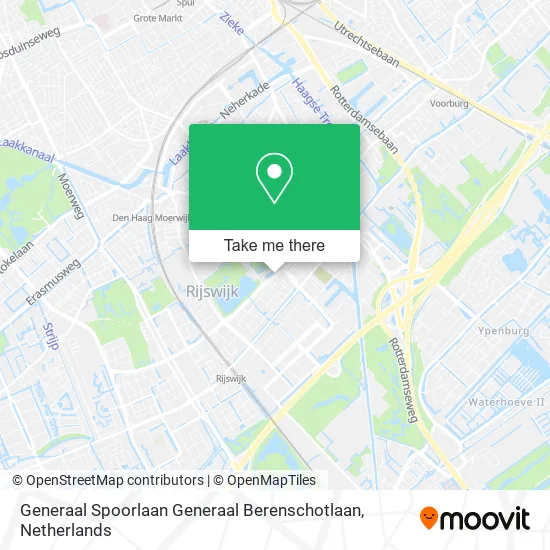 Generaal Spoorlaan Generaal Berenschotlaan map