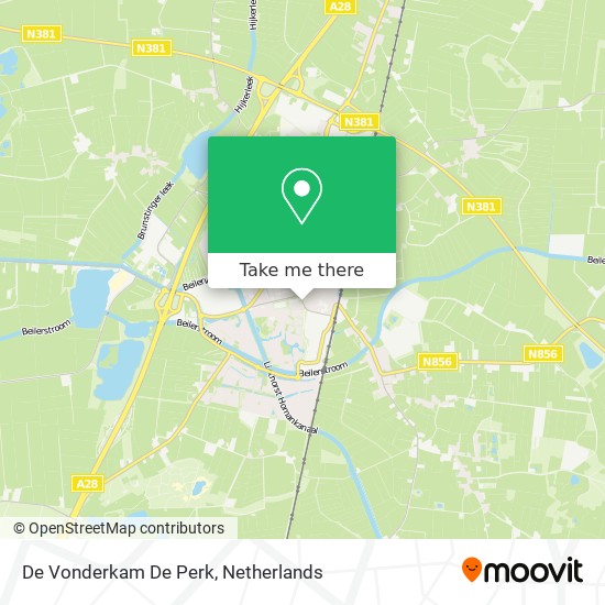 De Vonderkam De Perk map