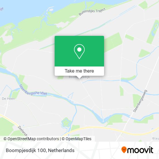 Boompjesdijk 100, 4671 PT Dinteloord map
