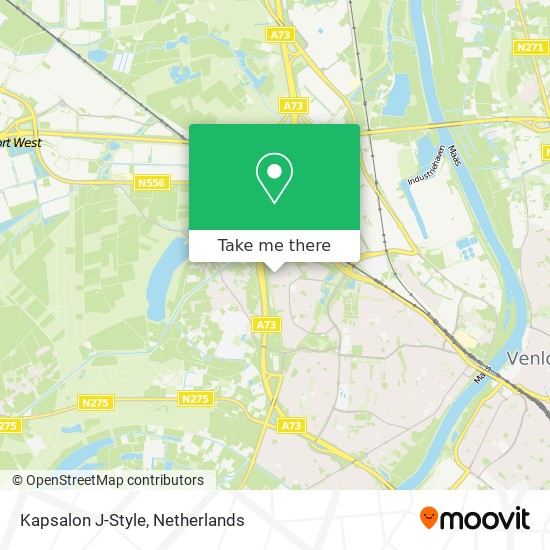 Kapsalon J-Style map