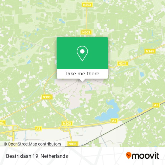 Beatrixlaan 19 map