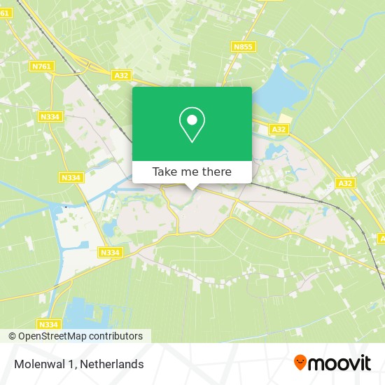 Molenwal 1 map