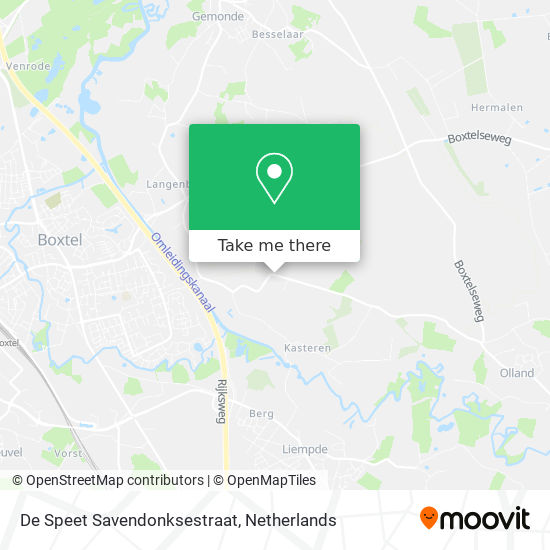 De Speet Savendonksestraat map