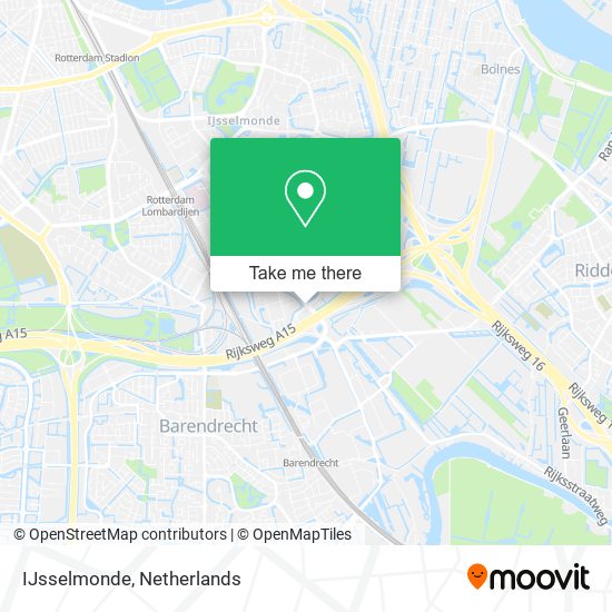 IJsselmonde map