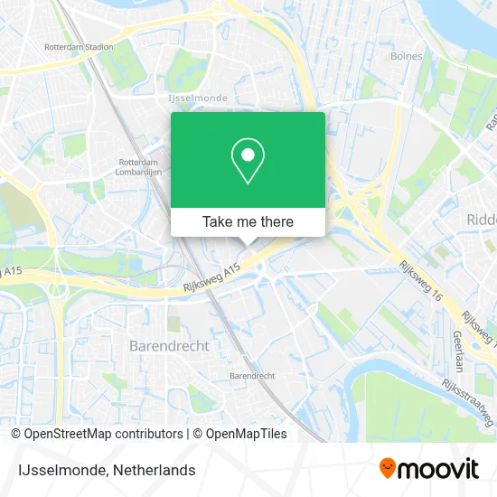 IJsselmonde map
