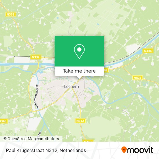 Paul Krugerstraat N312 map