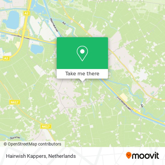 Hairwish Kappers map