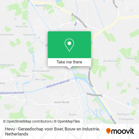 Aanzetten Inefficiënt Centraliseren How to get to Hevu - Gereedschap voor Boer, Bouw en Industrie in Laarbeek  by Bus?