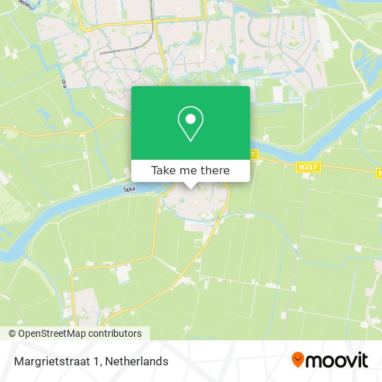 Margrietstraat 1 map