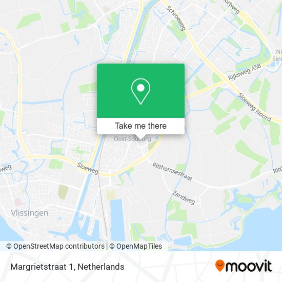 Margrietstraat 1 map