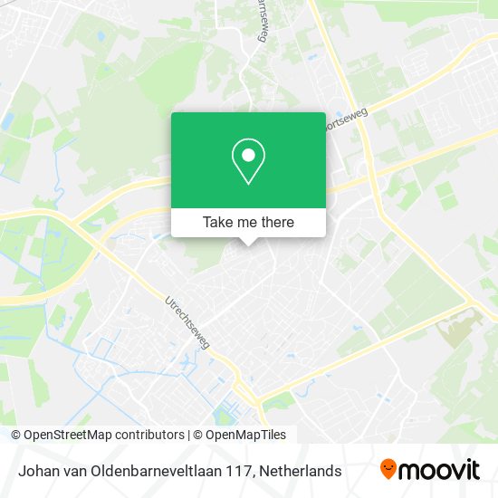 Johan van Oldenbarneveltlaan 117 map