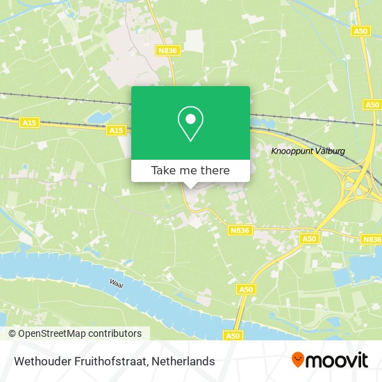 Wethouder Fruithofstraat map