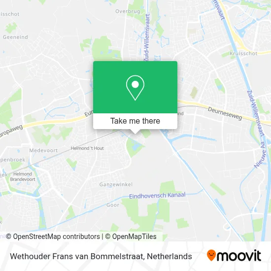 Wethouder Frans van Bommelstraat map
